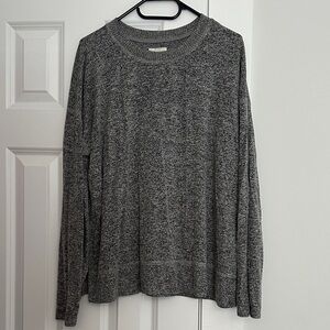 Lucky Brand Oversized Cozy Knit Sweater Size Large Gray